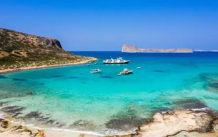 Excursão em grupo à ilha de Gramvousa e à lagoa de Balos saindo de Rethymno