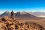 Vulcão Licancabur da colina “Toco” - San Pedro de Atacama, Chile