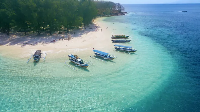 Praia deslumbrante em Bali