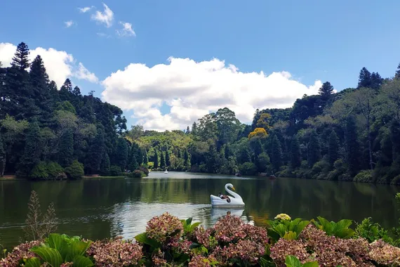 Lago Negro com pedalinhos de patos, Gramado