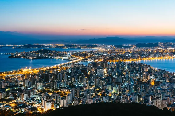 Vista Aérea de Florianópolis