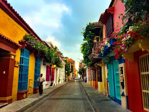 Cartagena e suas vilas históricas de casas coloridas